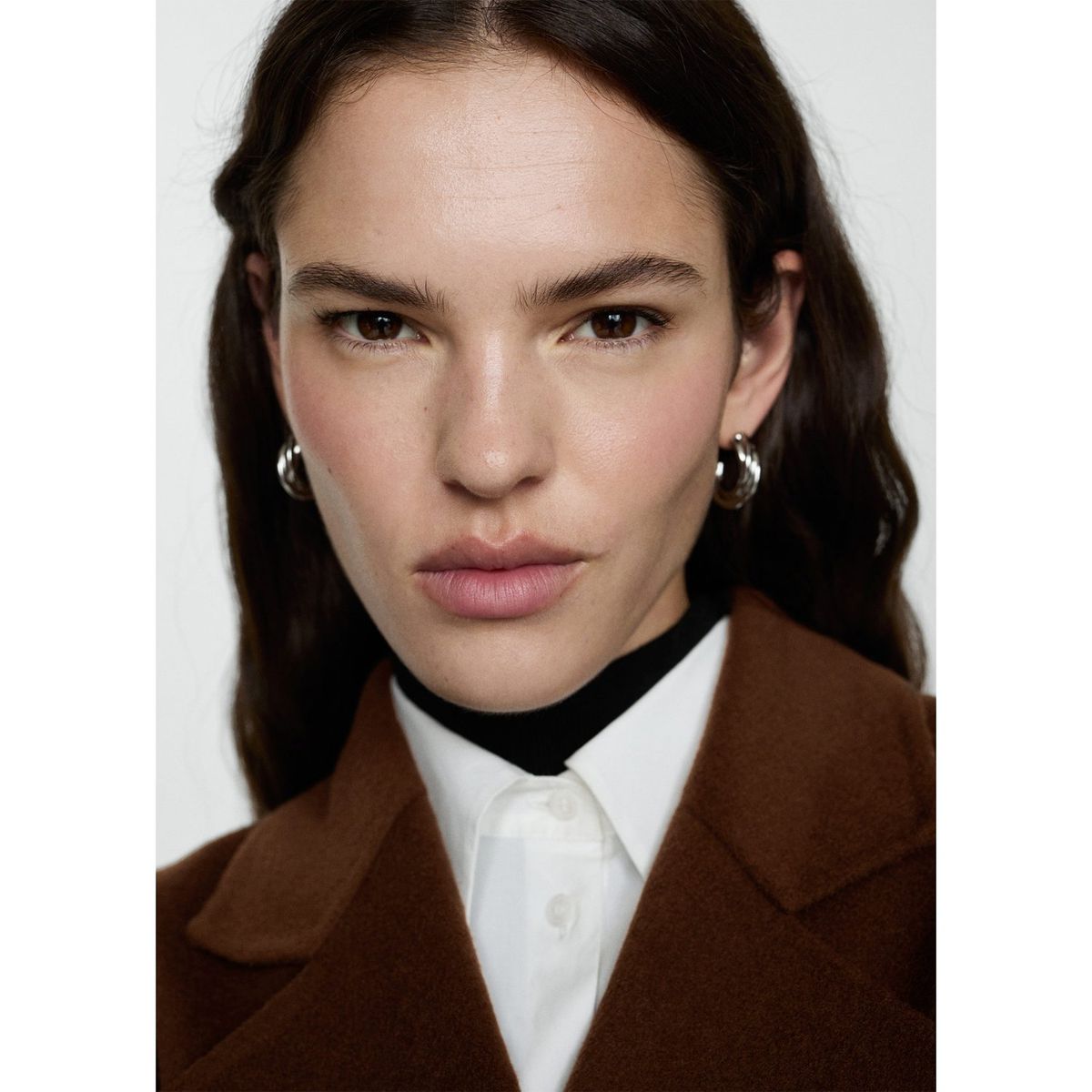 MANGO - Abrigo Oversize Casual Mujer Mango