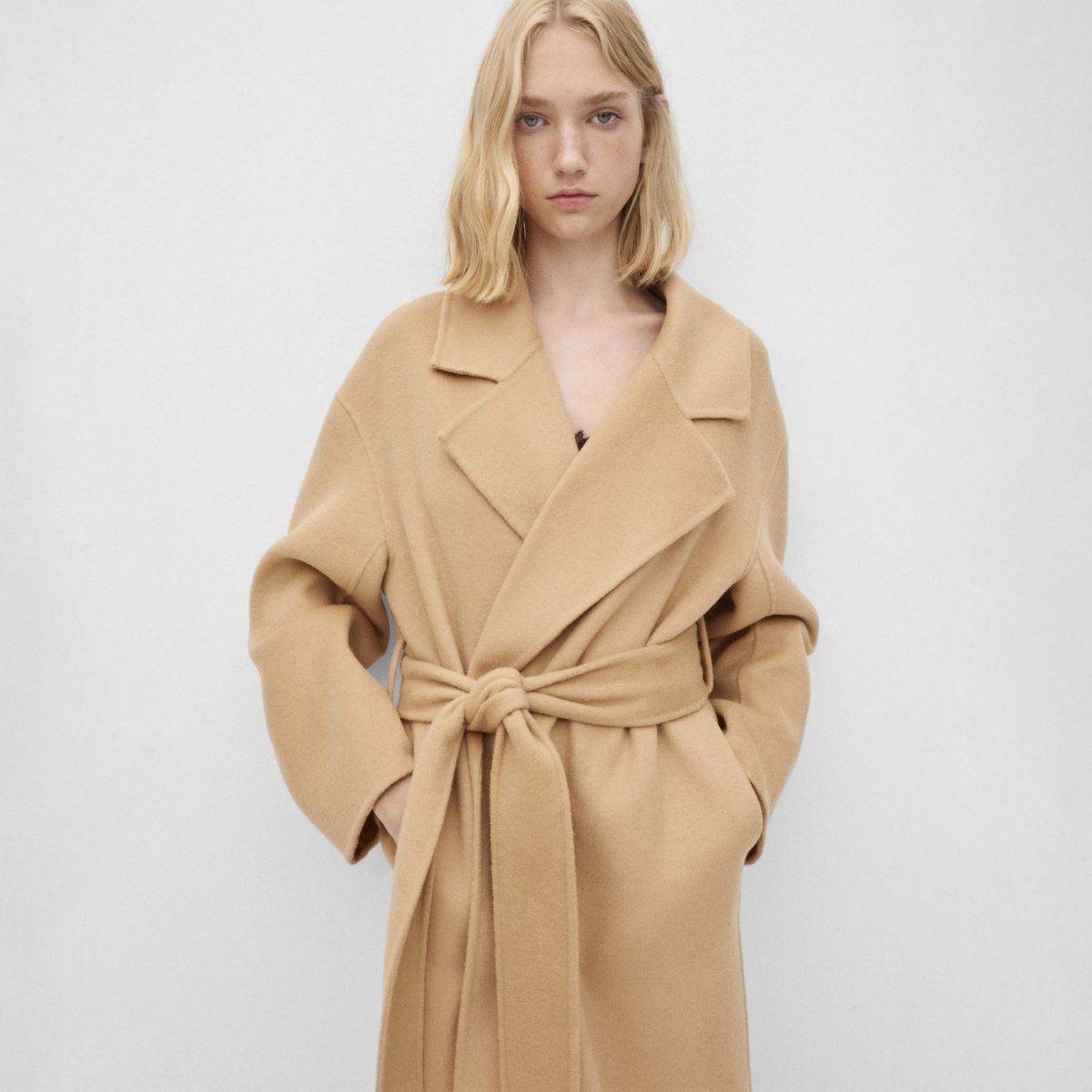 MANGO - Abrigo Casual Mujer Mango