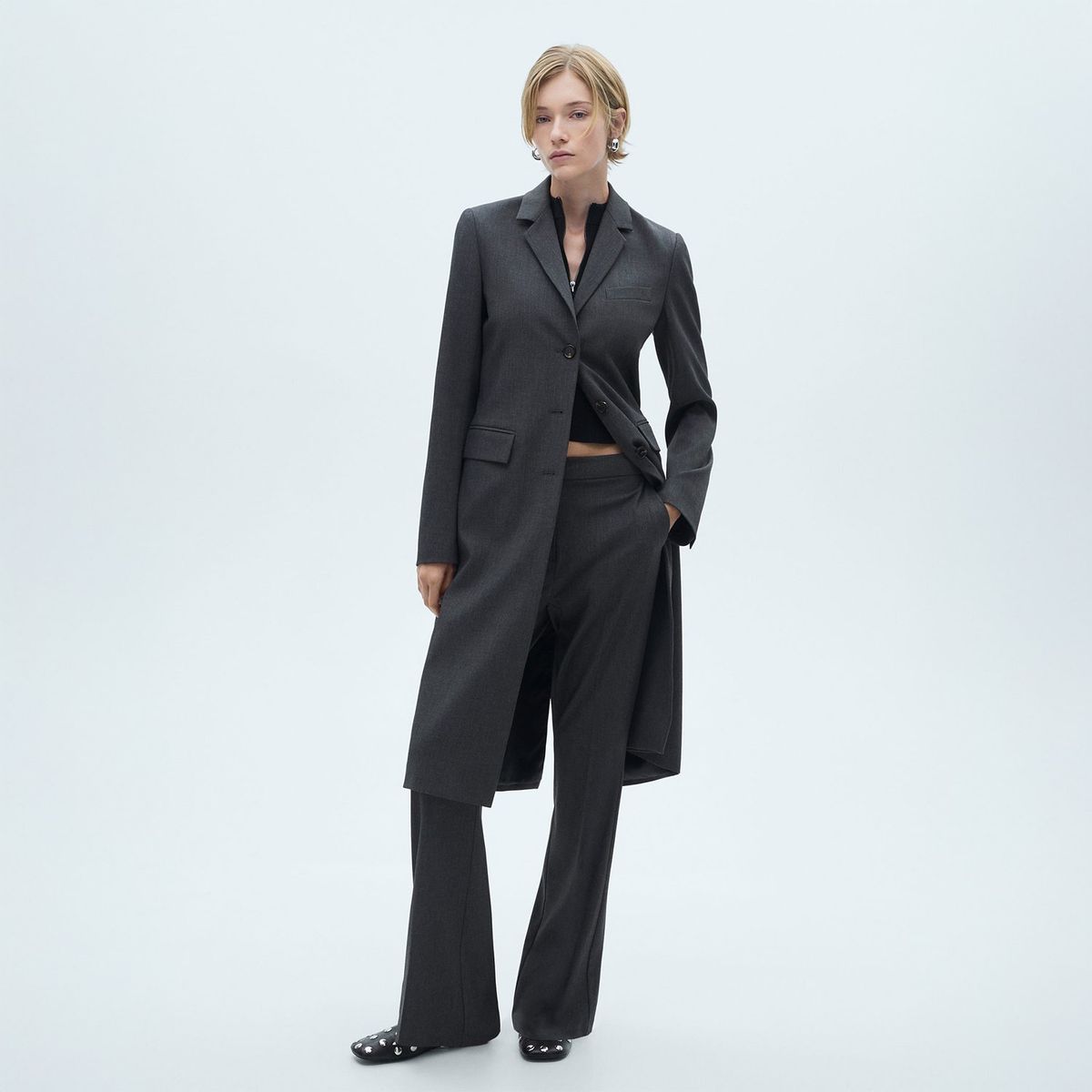 MANGO - Abrigo Casual Mujer Mango