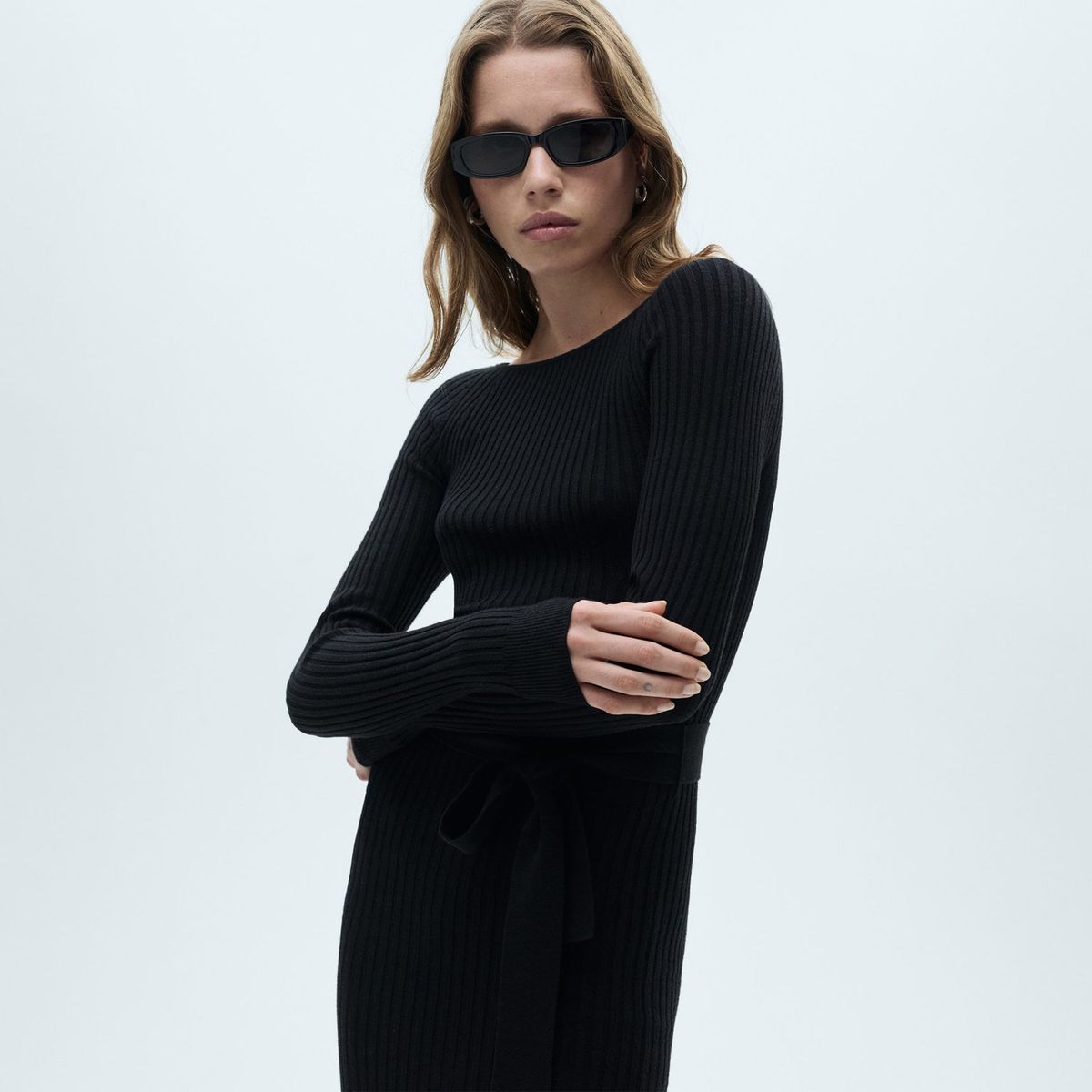 MANGO - Vestido Largo Mujer Mango