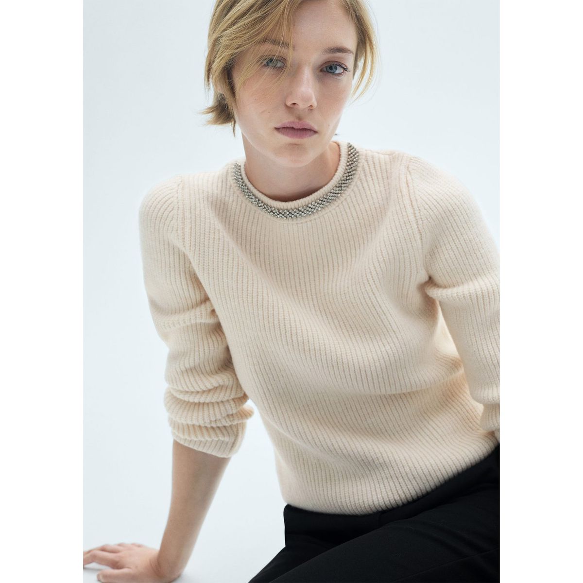 MANGO - Chompa Casual Mujer Mango