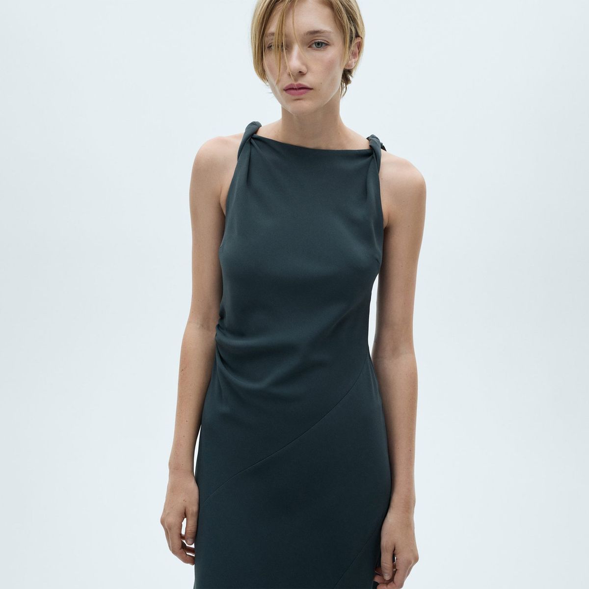 MANGO - Vestido Largo Mujer Mango