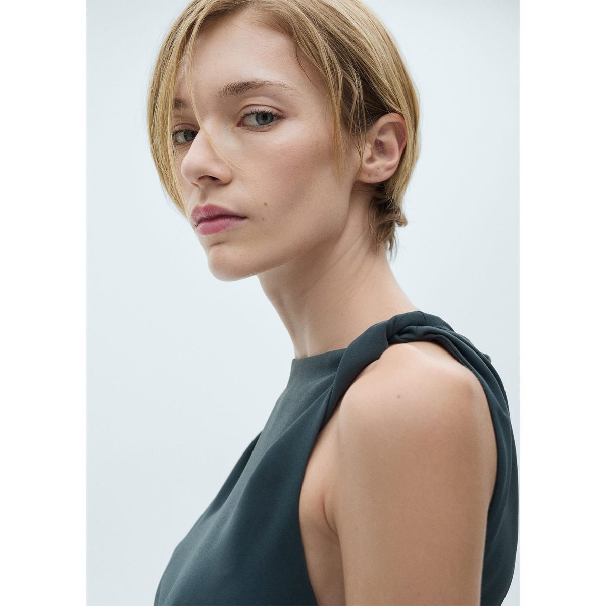 MANGO - Vestido Largo Mujer Mango