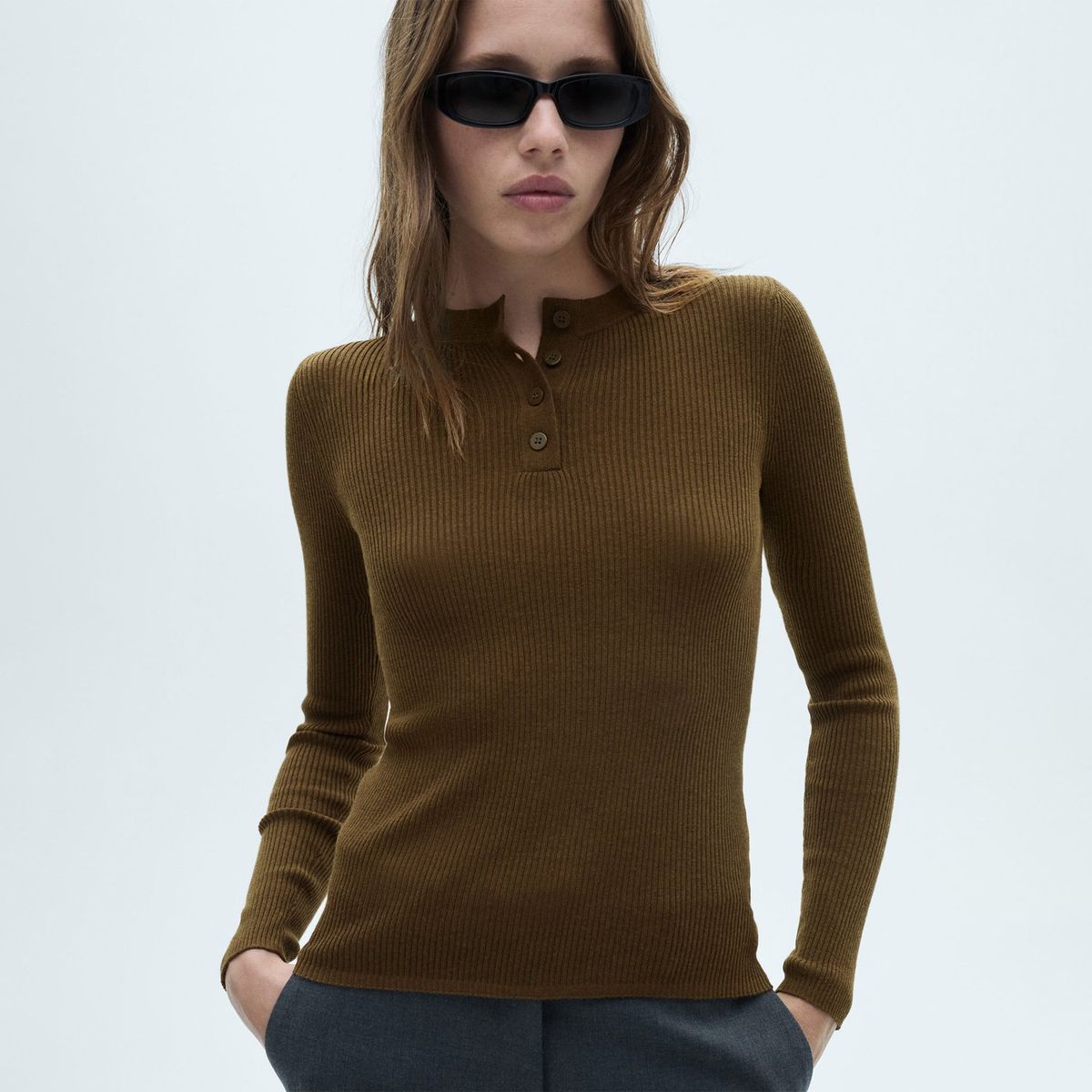 MANGO - Chompa Casual Mujer Mango