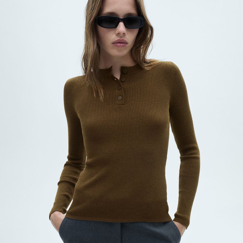 MANGO - Chompa Casual Mujer Mango