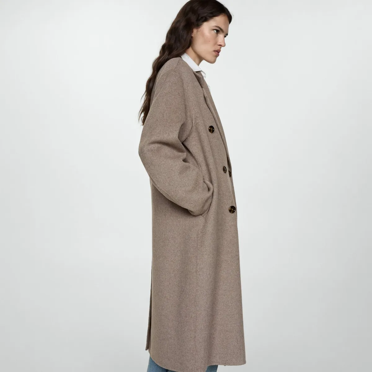 MANGO - Abrigo Casual Mujer Mango