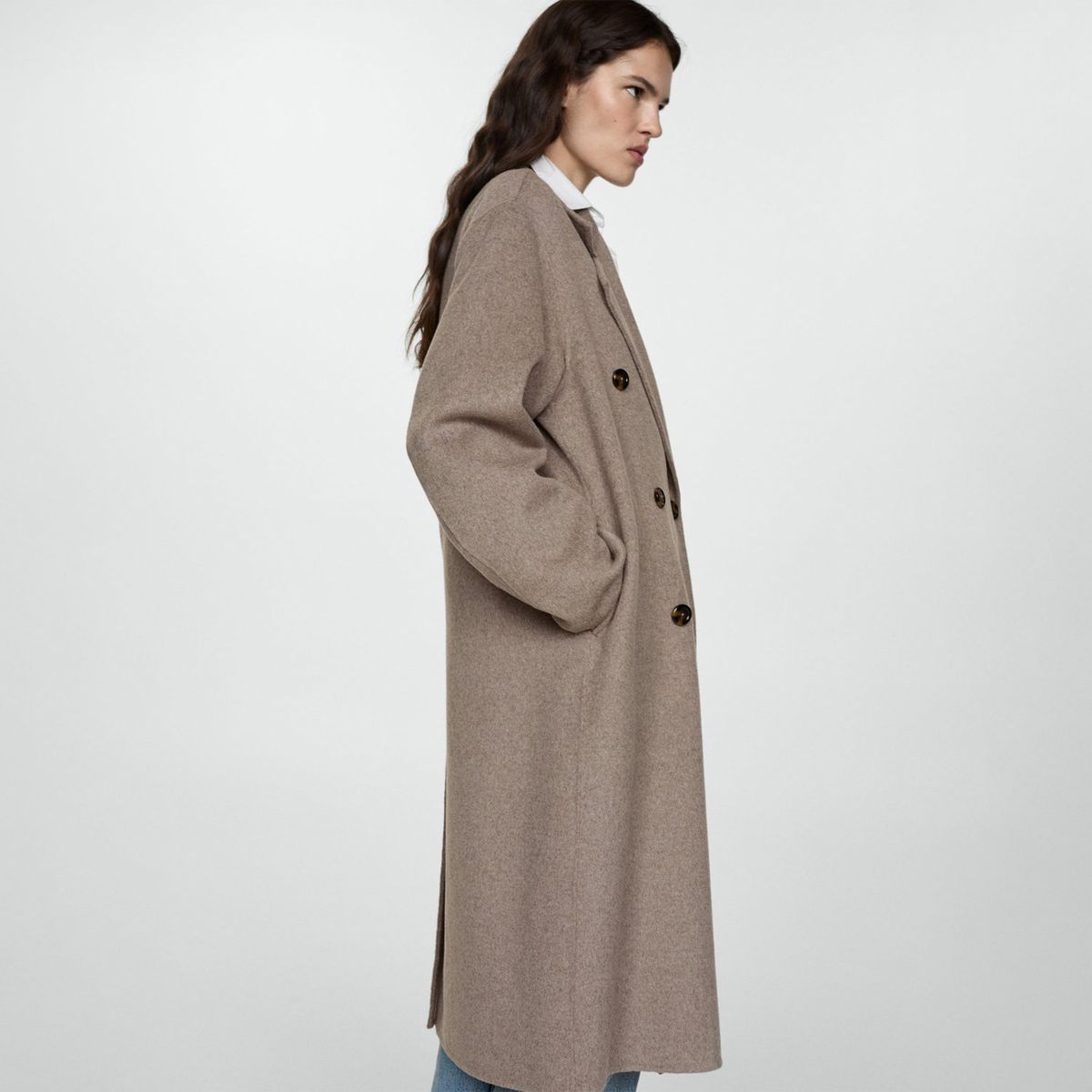 MANGO - Abrigo Casual Mujer Mango