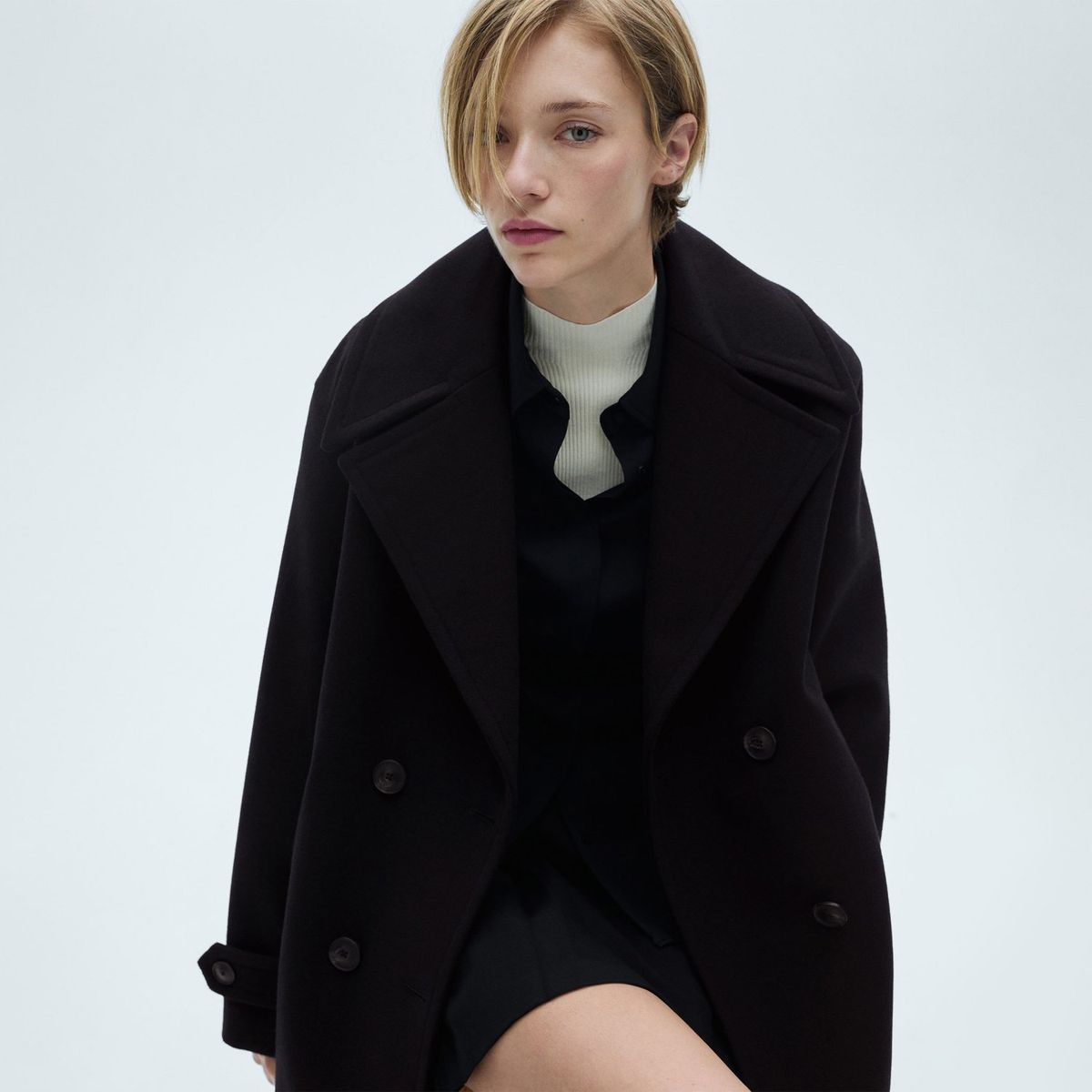 MANGO - Abrigo Casual Mujer Mango