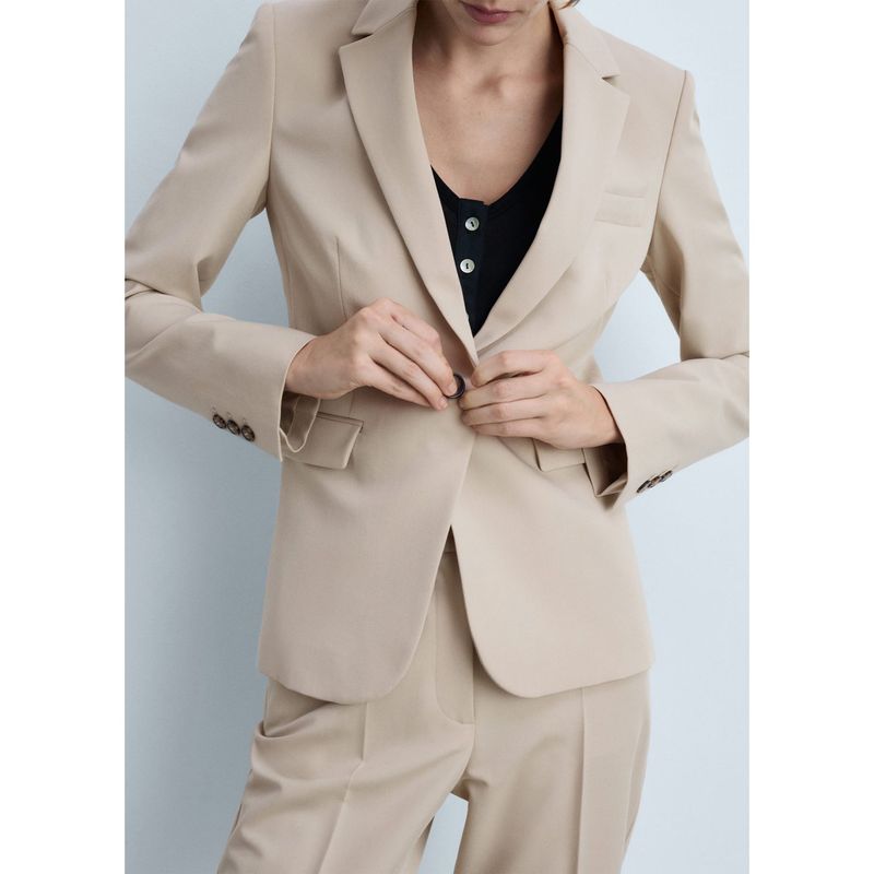 MANGO - Blazer Casual Mujer Mango