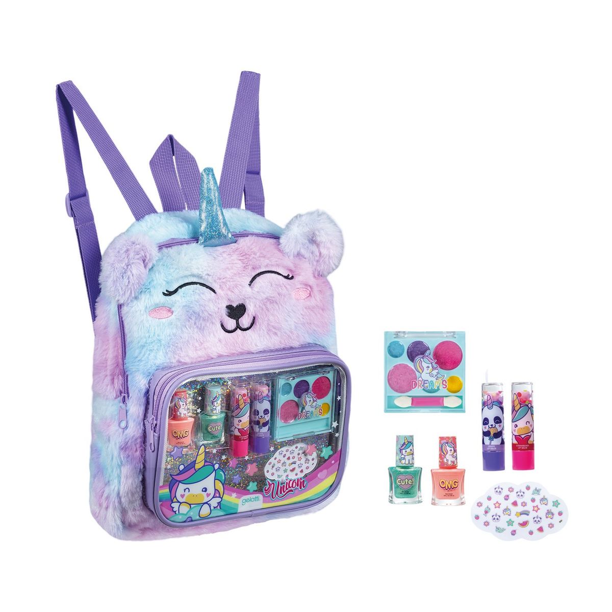 GELATTI - Set Mochila Y Accesorios Unicornio