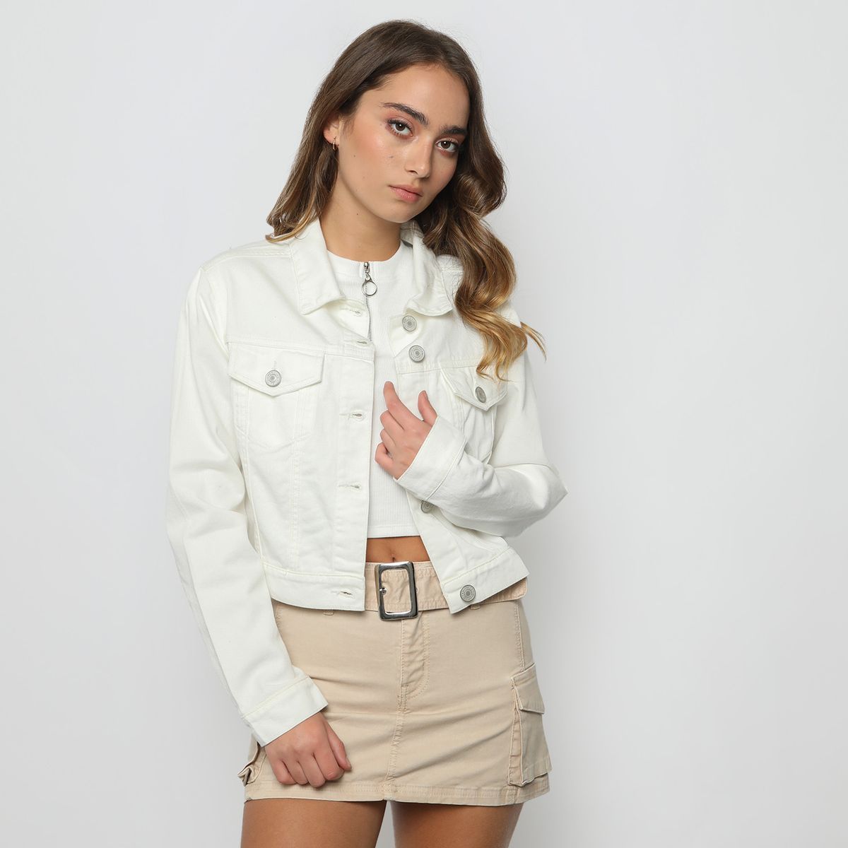 DENIMLAB - Casaca 100% Algodón Mujer Denimlab