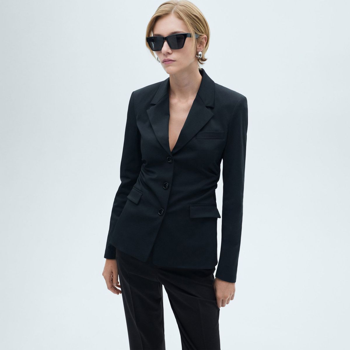 MANGO - Blazer Casual Mujer Mango