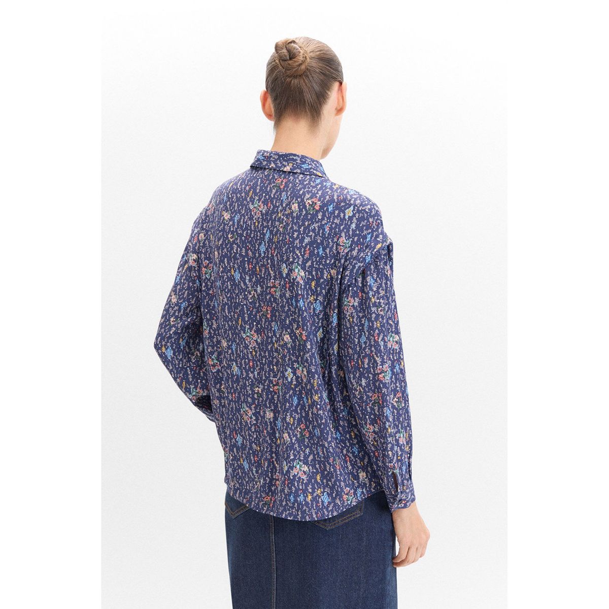 CORTEFIEL - Blusa Manga Larga Mujer Cortefiel