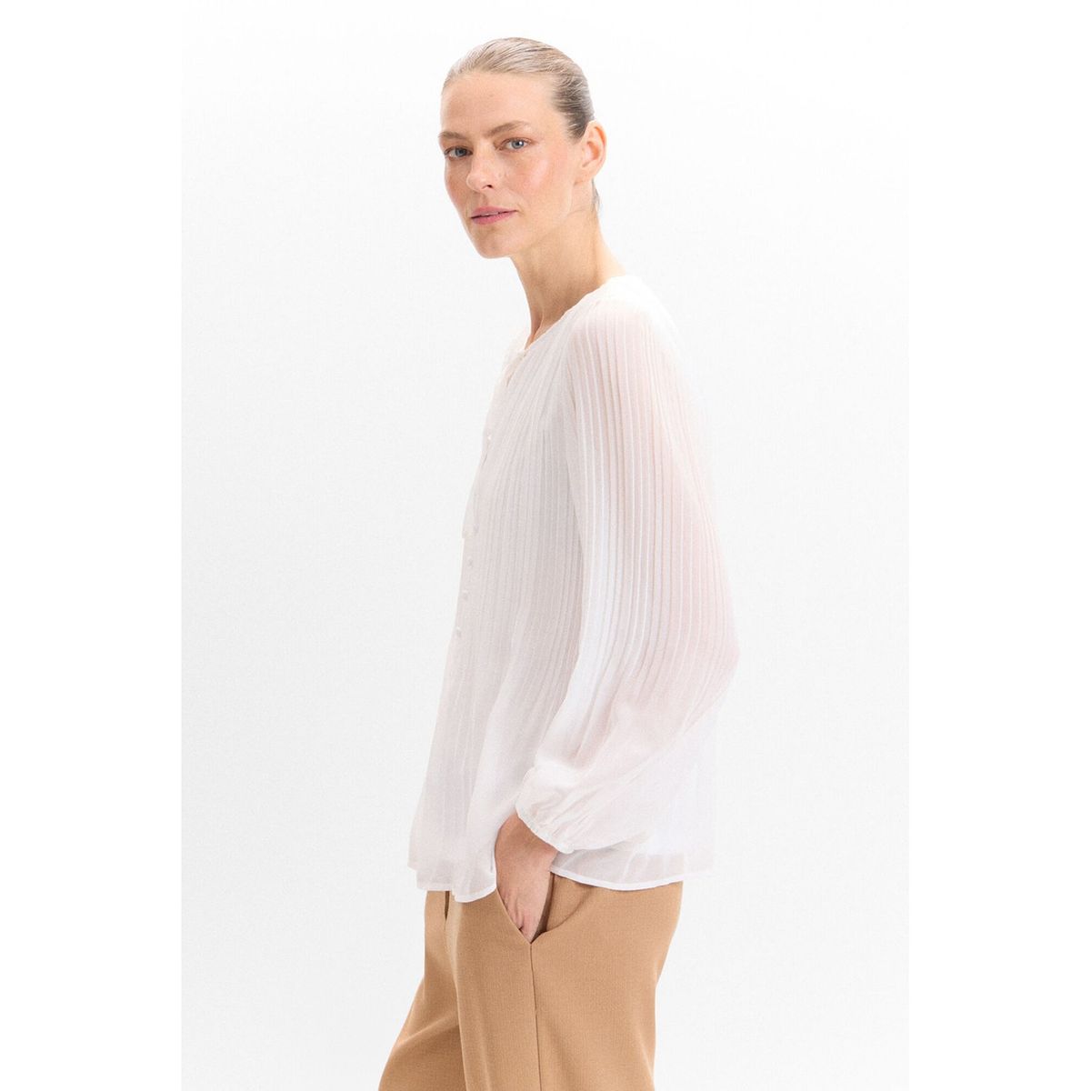 CORTEFIEL - Blusa Manga Larga Mujer Cortefiel