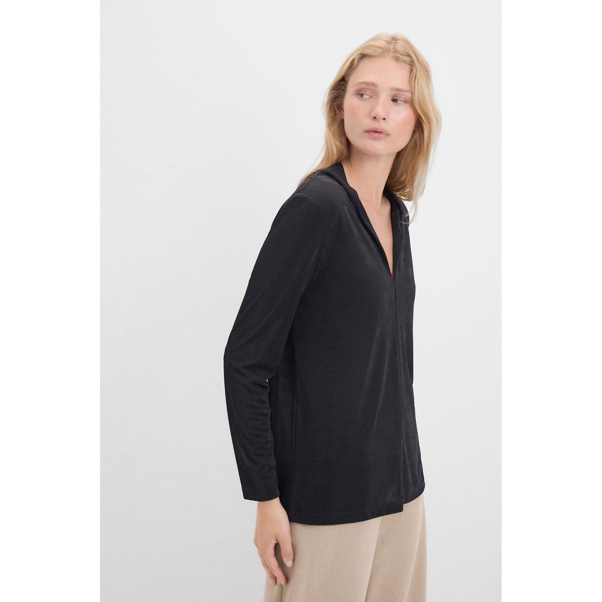 CORTEFIEL - Polo Manga Larga Mujer Cortefiel