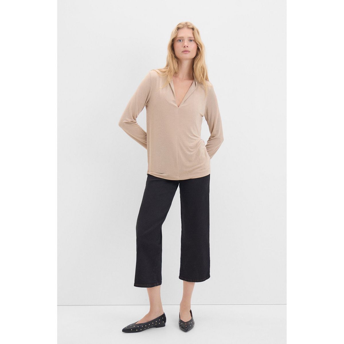 CORTEFIEL - Polo Manga Larga Mujer Cortefiel