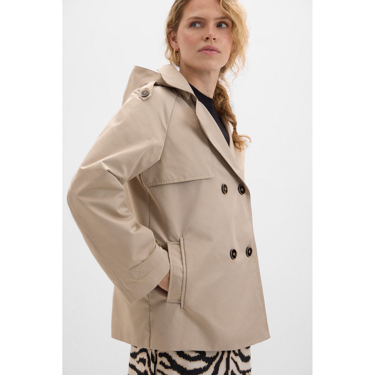 CORTEFIEL - Abrigo Mujer Cortefiel