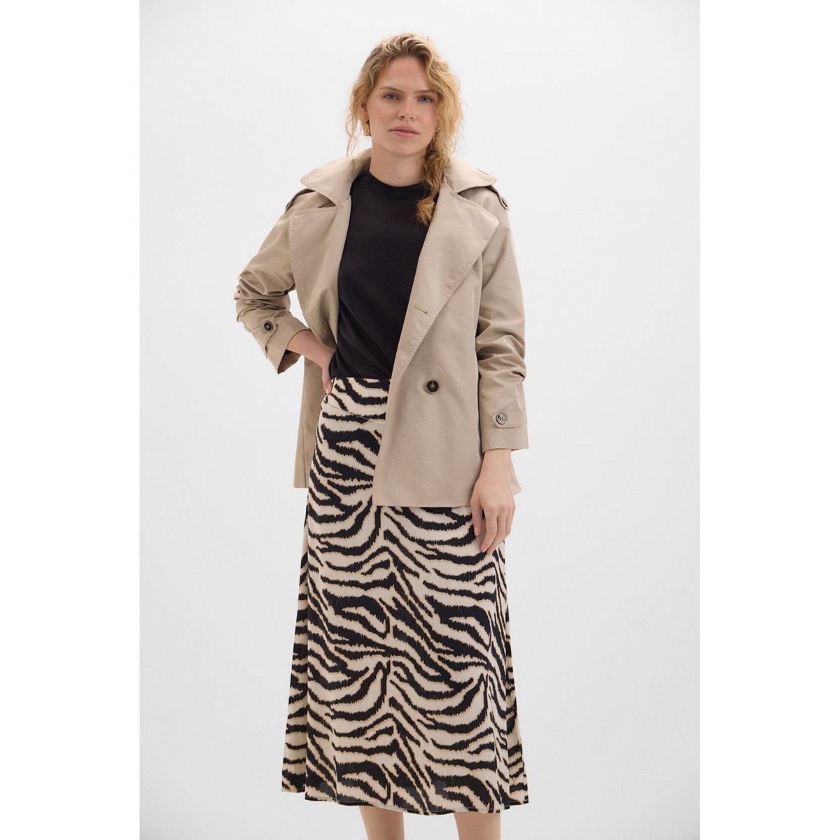 CORTEFIEL - Abrigo Mujer Cortefiel