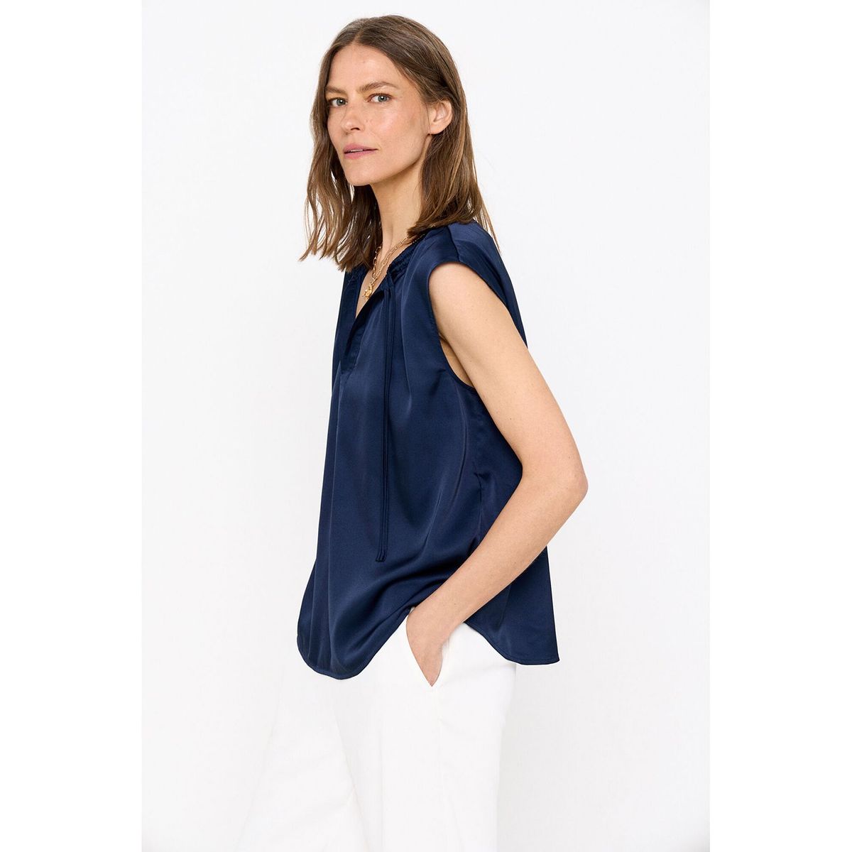 CORTEFIEL - Top Sin Mangas Mujer Cortefiel