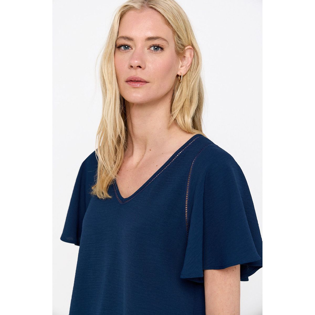 CORTEFIEL - Top Manga Corta Mujer Cortefiel