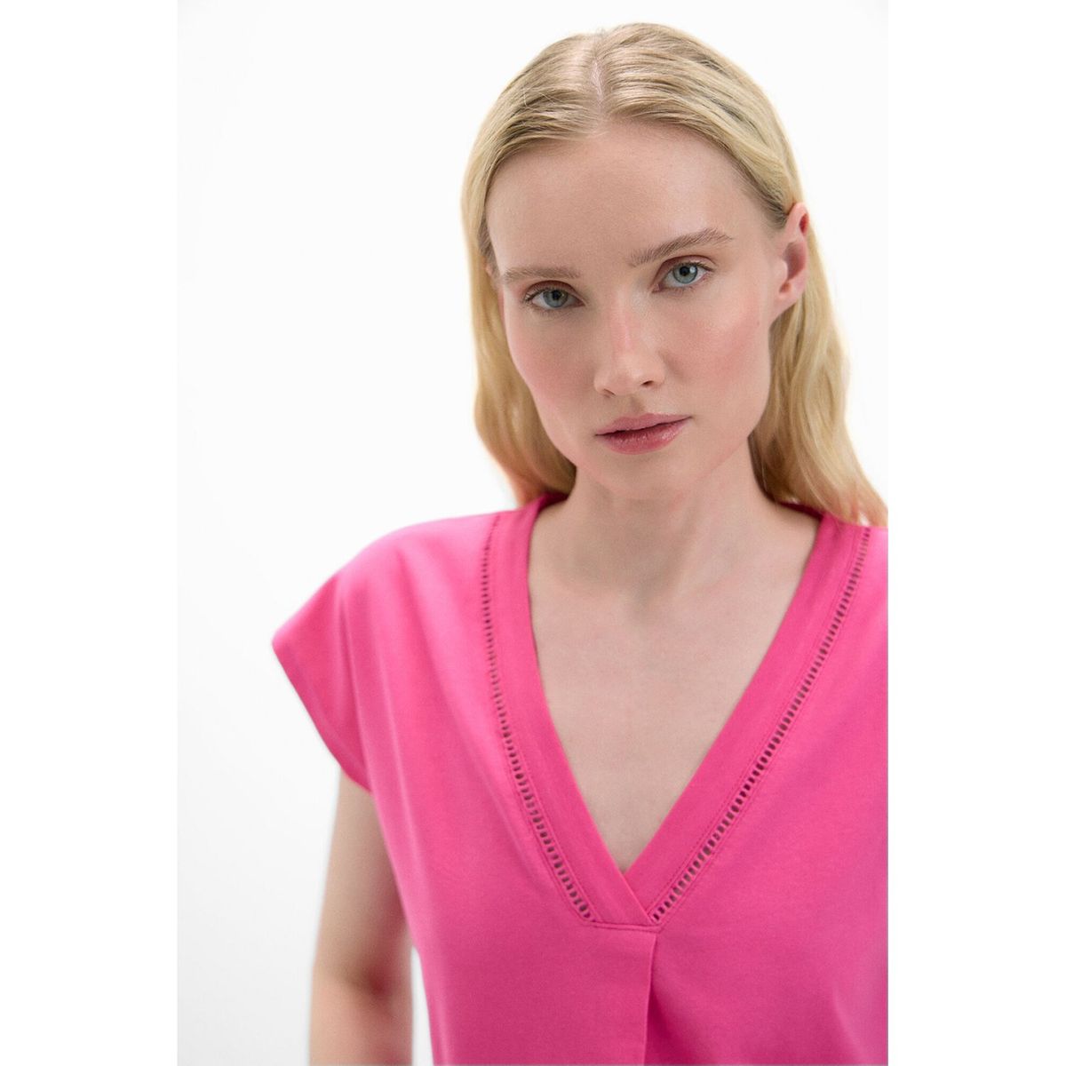 CORTEFIEL - Polo Manga Corta 100% Algodón Mujer Cortefiel