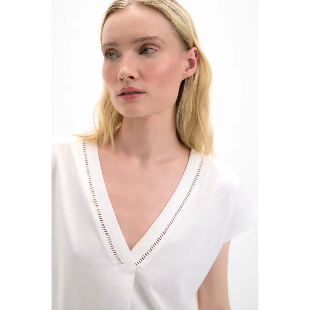 CORTEFIEL - Polo Manga Corta 100% Algodón Mujer Cortefiel