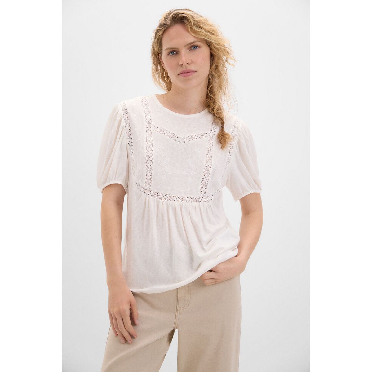 CORTEFIEL - Polo Manga Corta Mujer Cortefiel