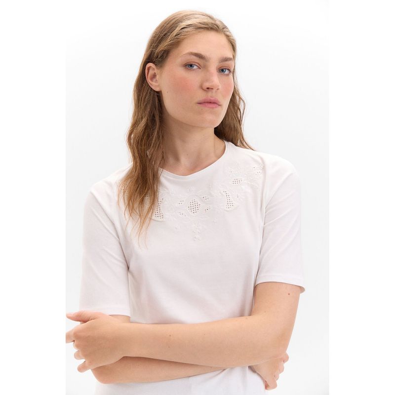 CORTEFIEL - Polo Manga Corta 100% Algodón Mujer Cortefiel