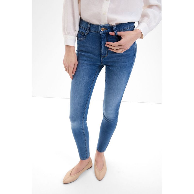 CORTEFIEL - Jean Algodón Mujer Cortefiel