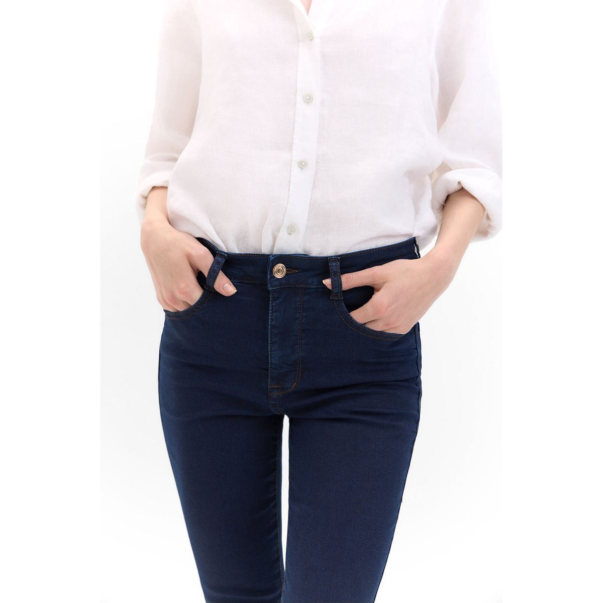 CORTEFIEL - Jean Algodón Mujer Cortefiel