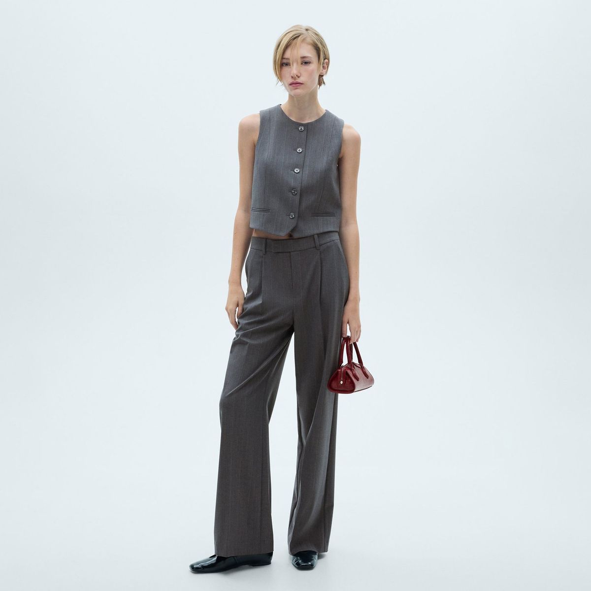 MANGO - Chaleco Casual Mujer Mango