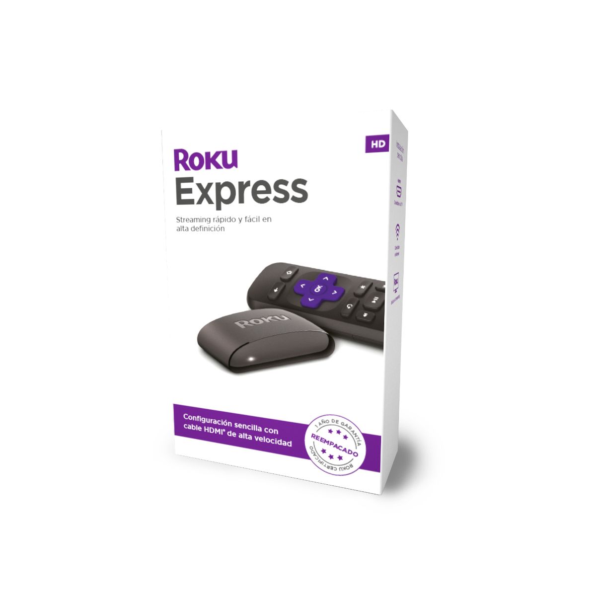 ROKU - Convertidor a Smart TV Roku Express 3960 512MB REFURB