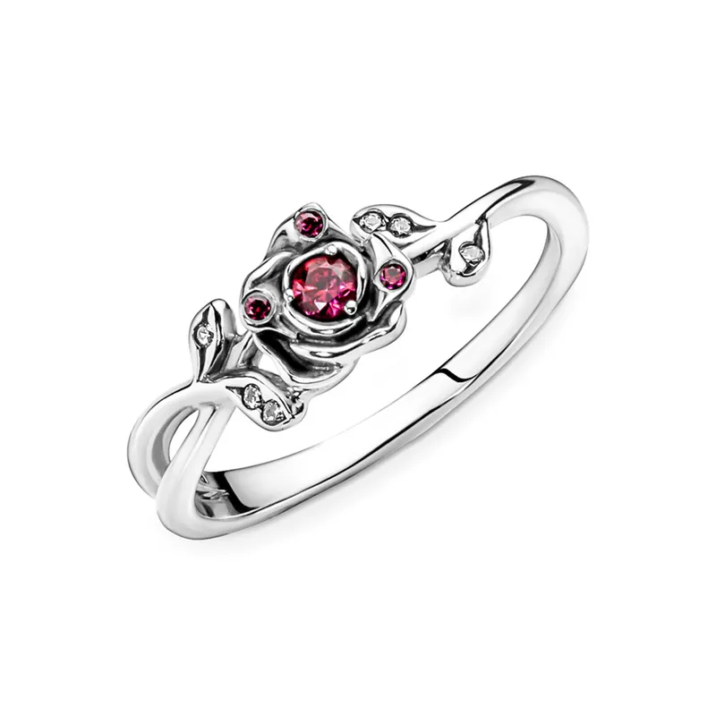 PANDORA - Anillo La Rosa Bella Y La Bestia