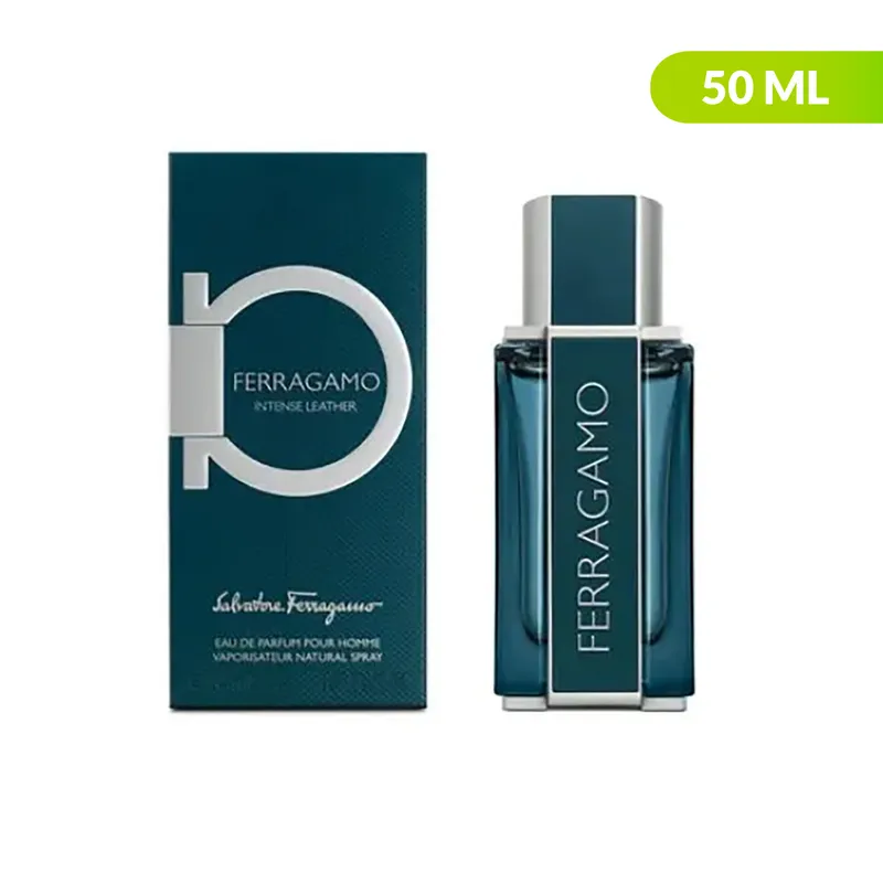 FERRAGAMO - Ferragamo Intense Leather Edp 50 Ml Hombre