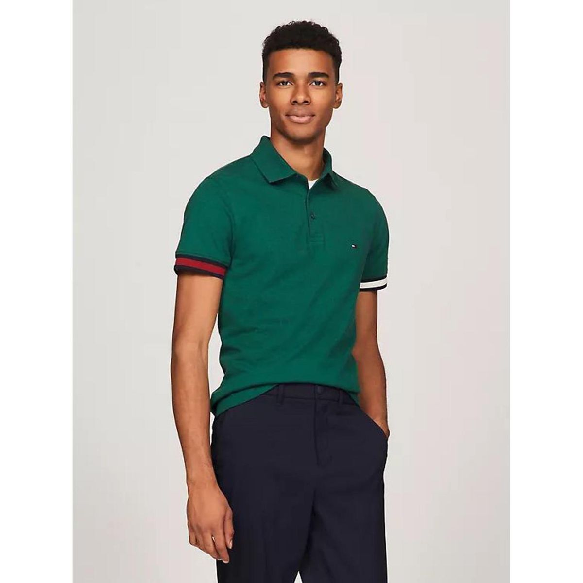 TOMMY HILFIGER - Polo Manga Corta 100% Algodón Hombre Tommy Hilfiger