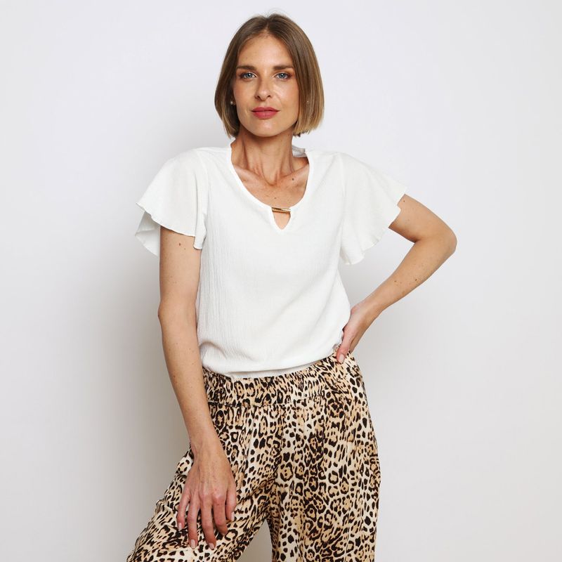 STEFANO COCCI - Blusa Manga Corta Mujer Stefano Cocci