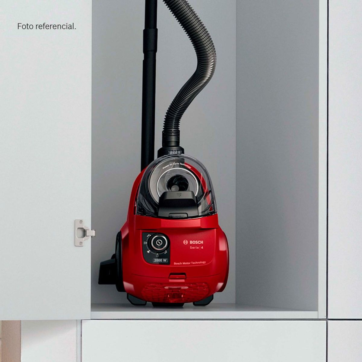 BOSCH - Aspiradora de Arrastre Bagless Roja 2000W BGS21WX200