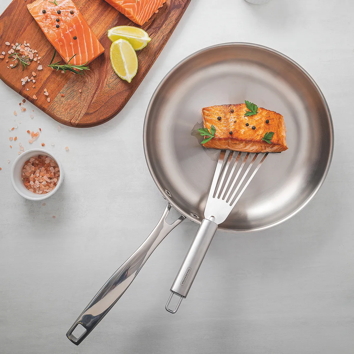 TRAMONTINA - Sartén Acero Inoxidable Grano 20 cm