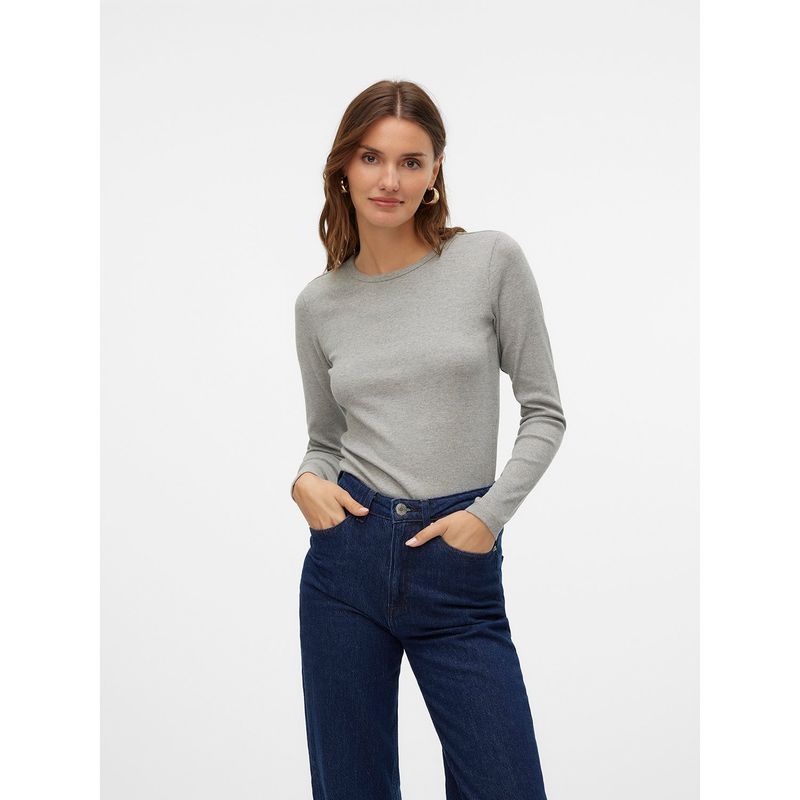 VERO MODA - Polo Manga Larga Algodón Mujer Vero Moda