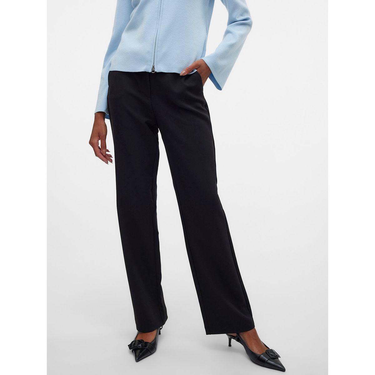 VERO MODA - Pantalón Straight Casual Mujer Vero Moda