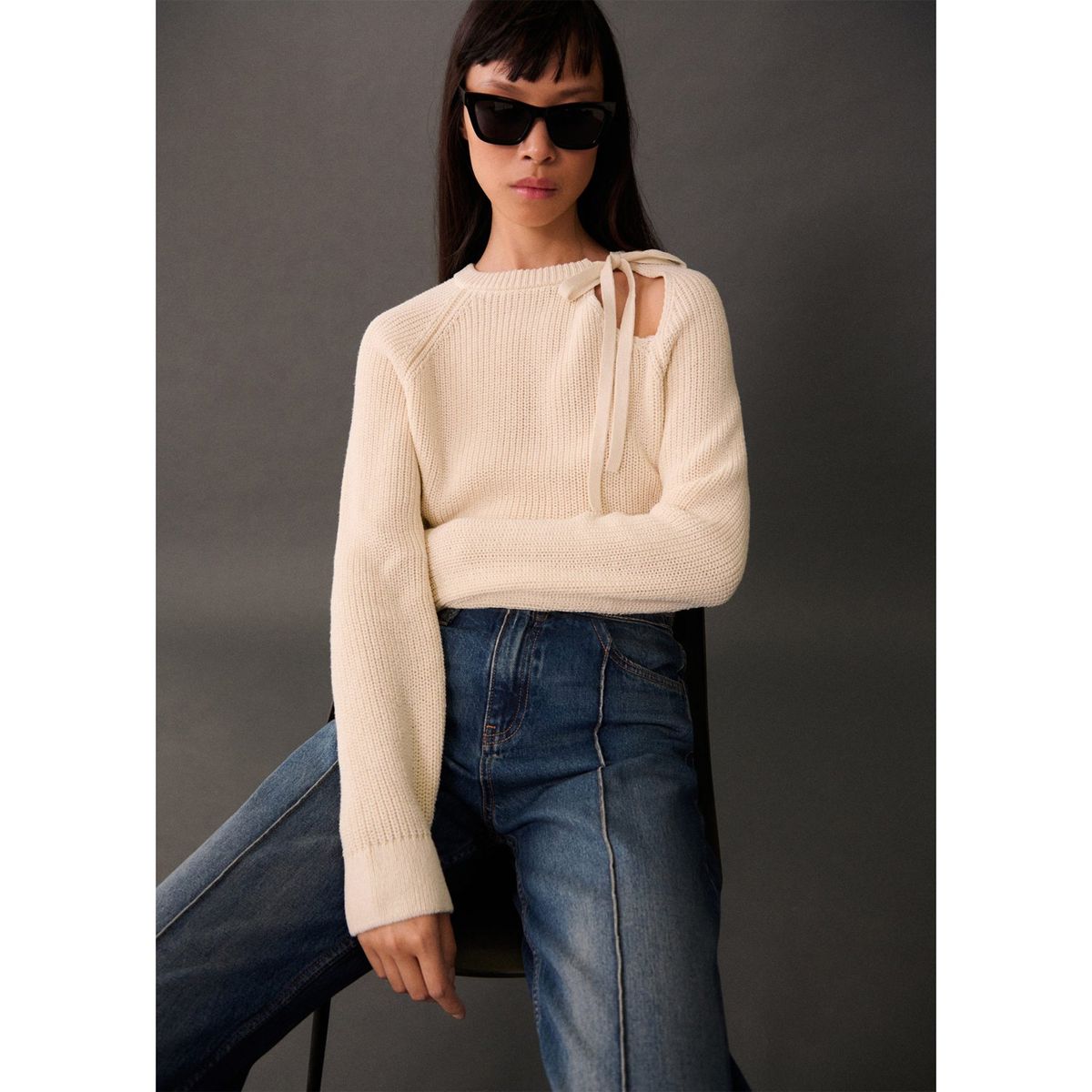 MANGO - Chompa Casual Mujer Mango