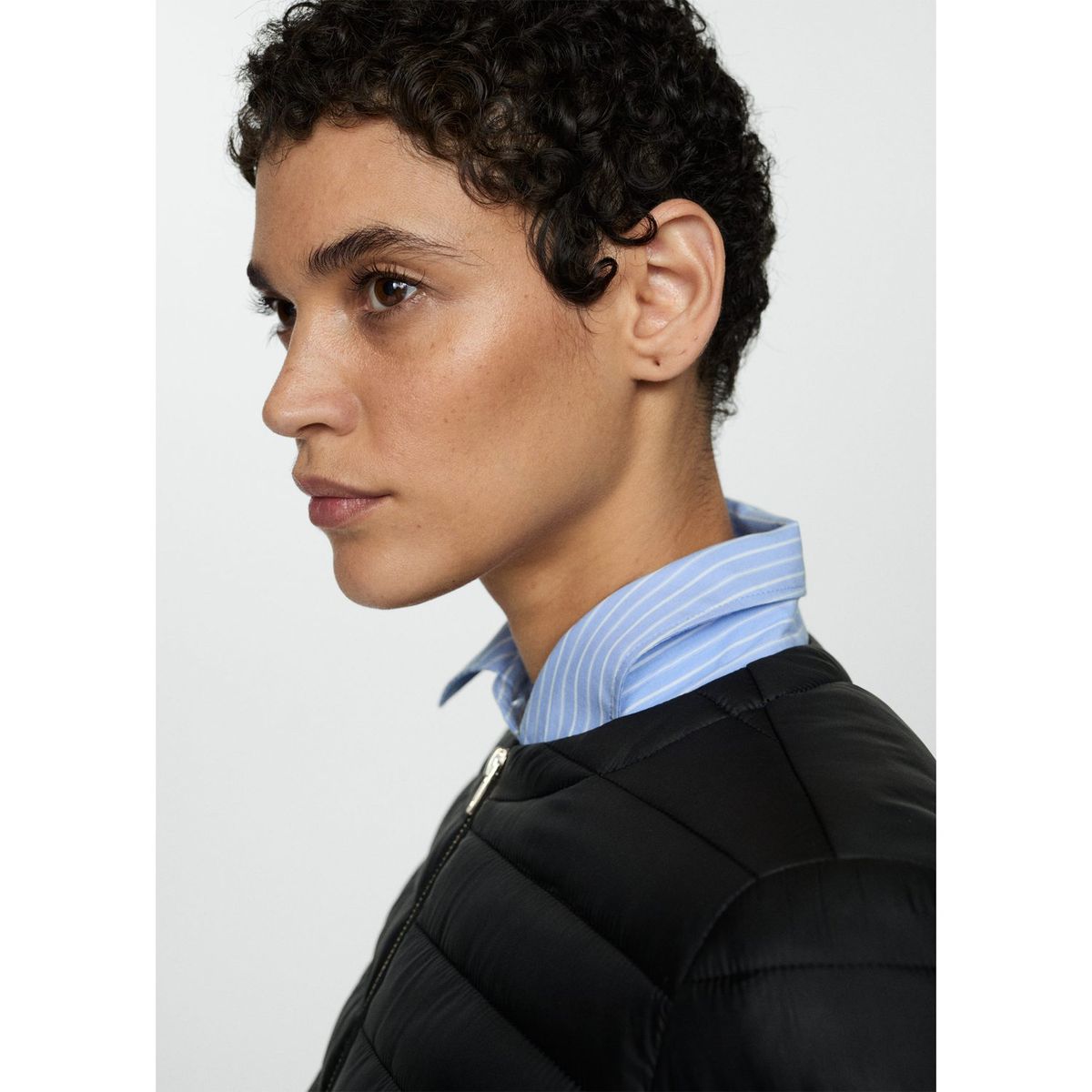 MANGO - Casaca Acolchada Casual Mujer Mango