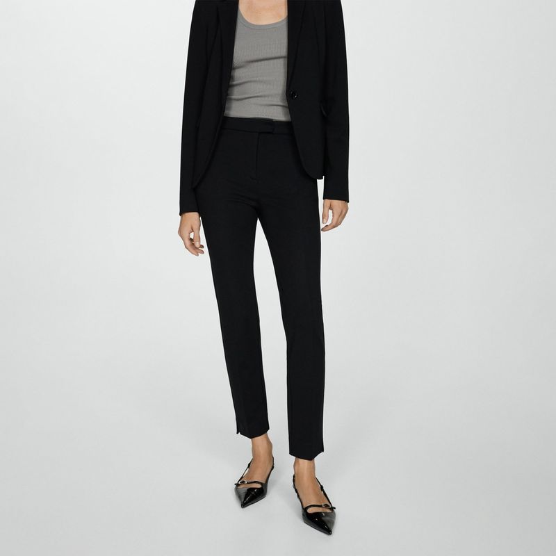 MANGO - Pantalón Straight Casual Mujer Mango