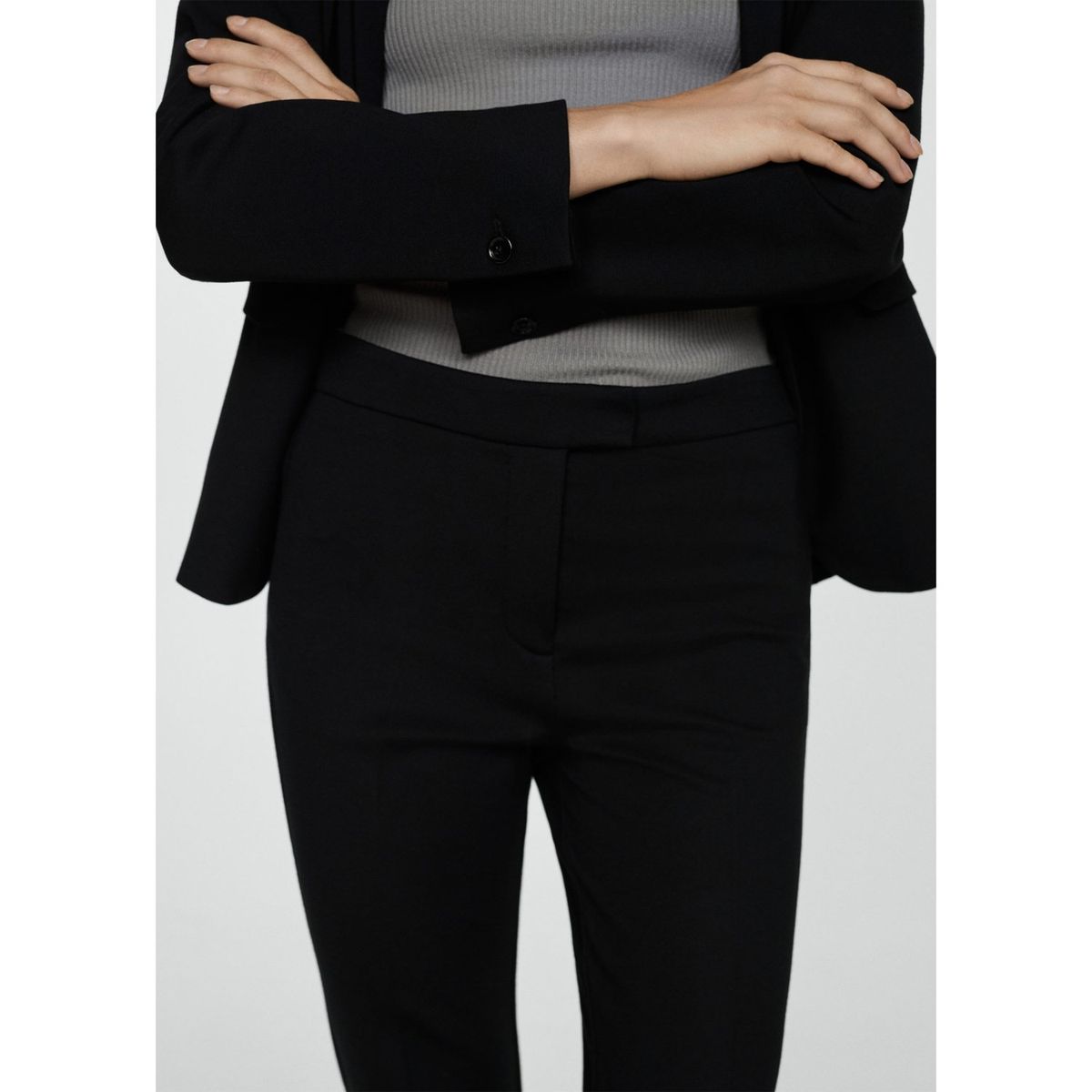 MANGO - Pantalón Straight Casual Mujer Mango