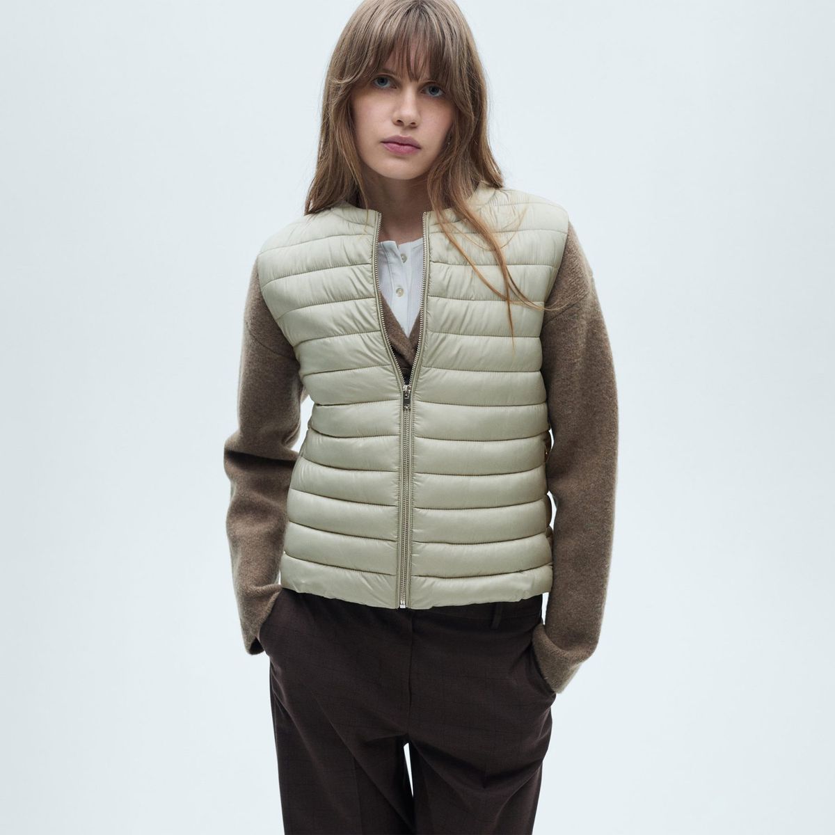 MANGO - Chaleco Casual Mujer Mango