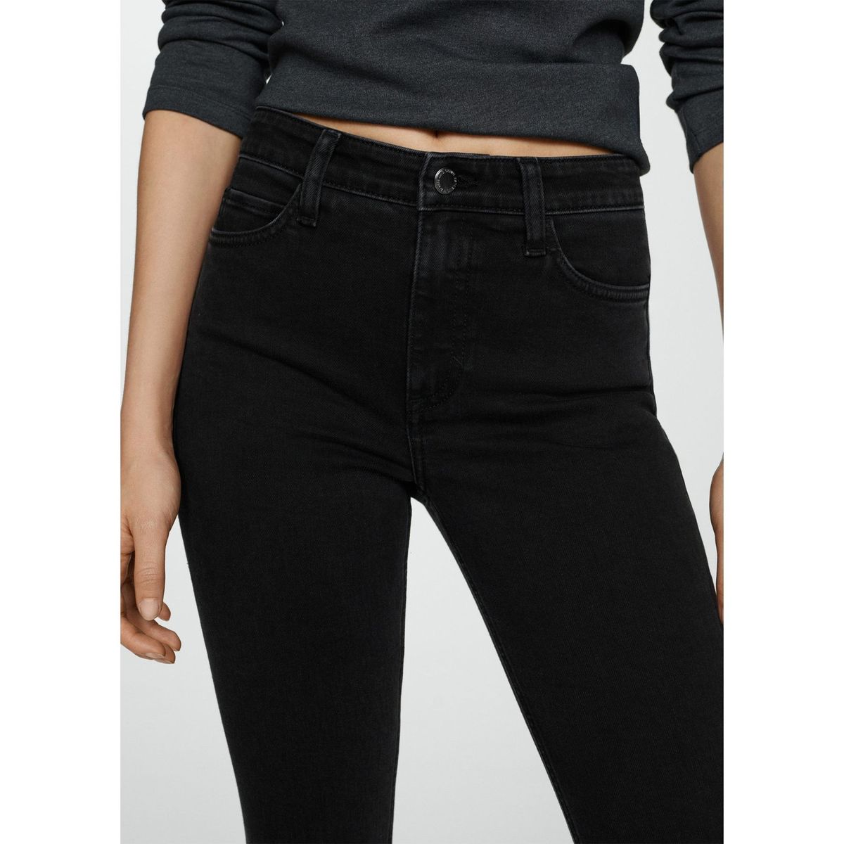 MANGO - Jean Skinny Tiro Alto Mujer Mango