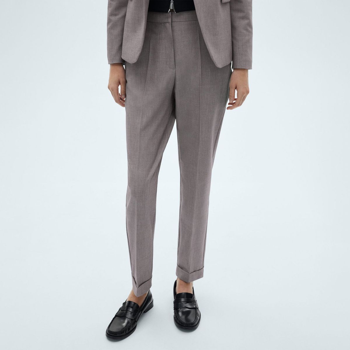 MANGO - Pantalón Straight Mujer Mango