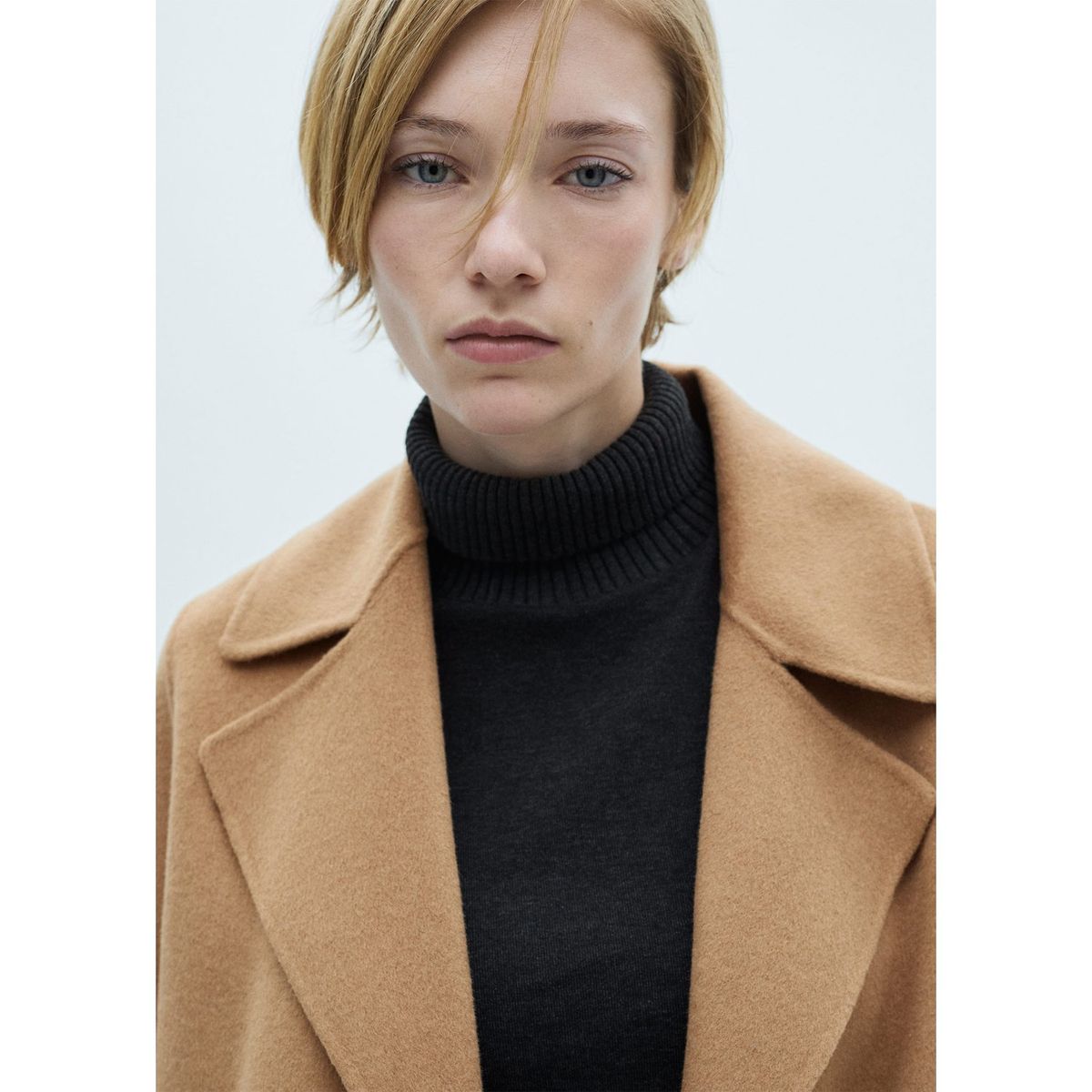 MANGO - Abrigo Oversize Casual Mujer Mango