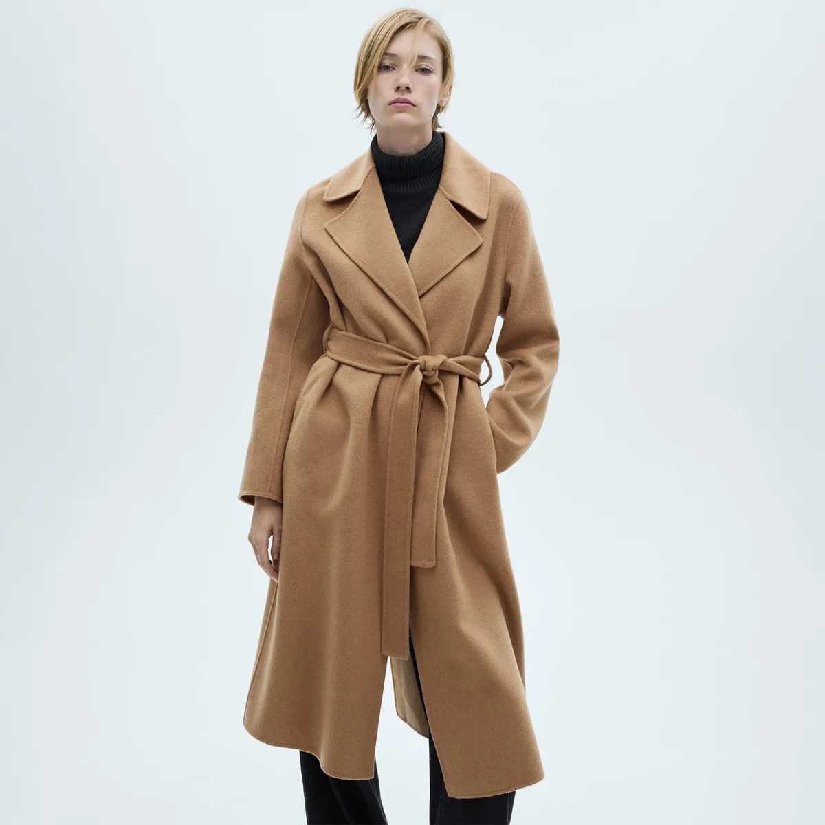 MANGO - Abrigo Oversize Casual Mujer Mango