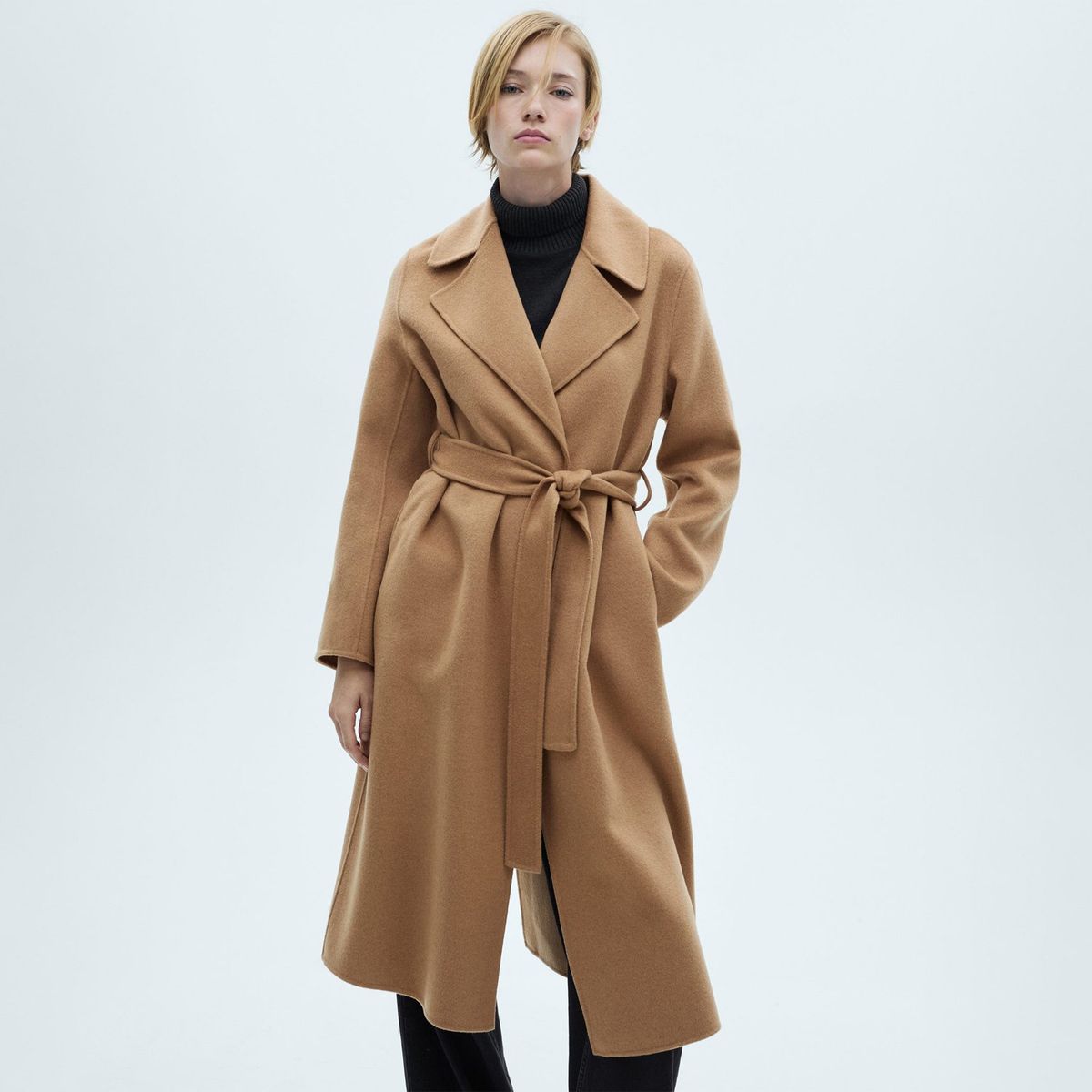 MANGO - Abrigo Oversize Casual Mujer Mango